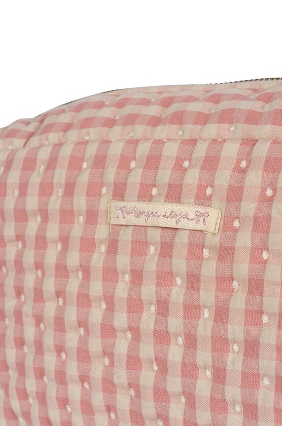Chłopiec Konges Sløjd kosmetyczka dziecięca SEERSUCKER BIG TOILETRY BAG KS101660 różowy