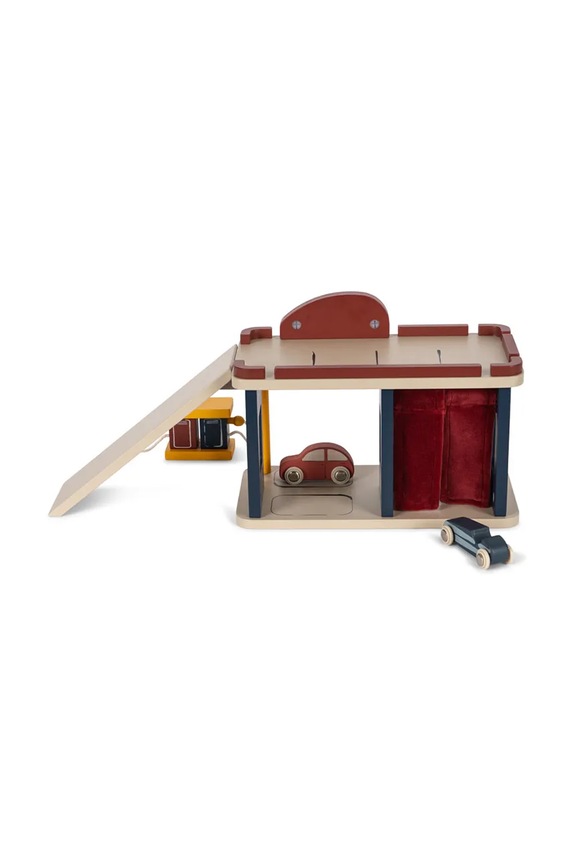 CHLAPEC Dřevěná automyčka Konges Sløjd WOODEN CAR WASH FSC KS101740 béžová