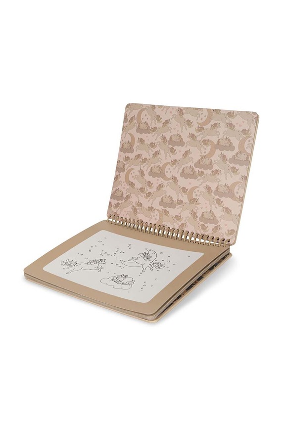Chłopiec Konges Sløjd kolorowanka wodna MAGIC WATER BOOK FSC KS5242 beżowy