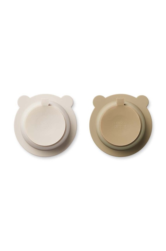 Fiú Liewood tálak készlete Peony Suction Bowl 2 db LW15103 bézs