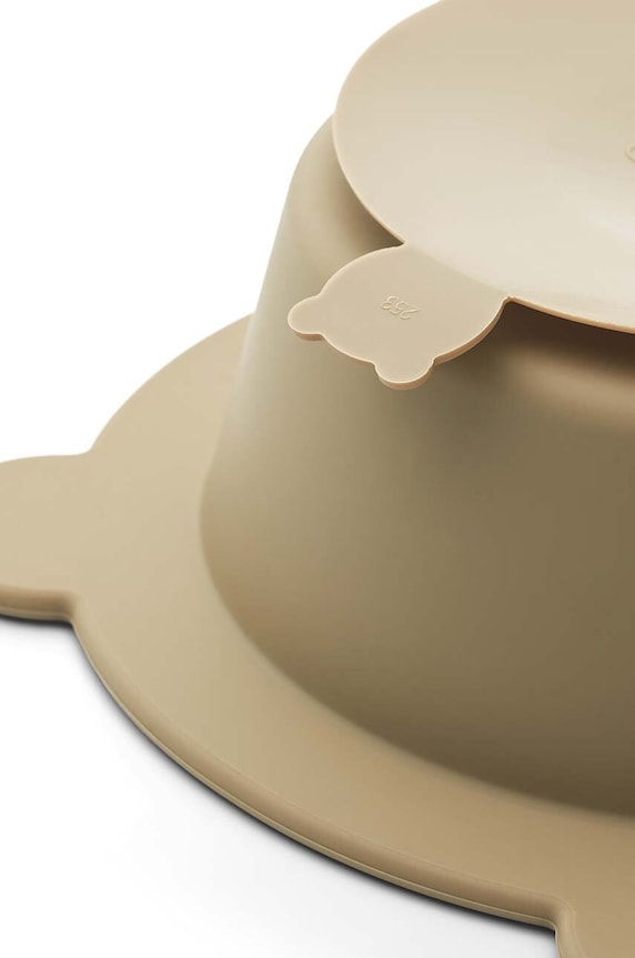 Komplet skledic Liewood Peony Suction Bowl 2-pack bež LW15103