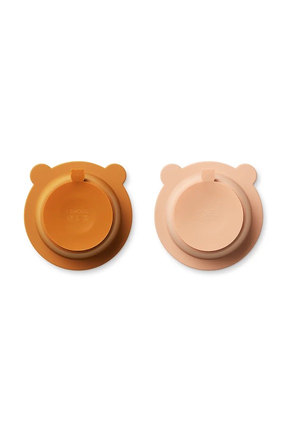 Chlapec Sada misiek Liewood Peony Suction Bowl 2-pak LW15103 oranžová