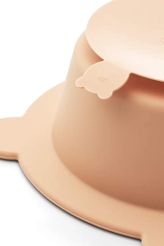 Sada misiek Liewood Peony Suction Bowl 2-pak oranžová LW15103