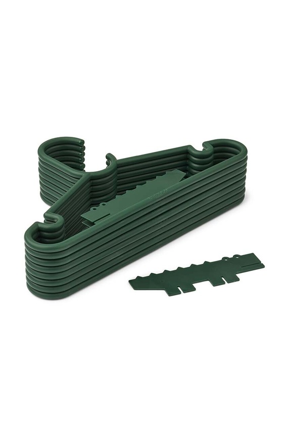 Liewood wieszak dziecięcy Falton crocodile hanger 8-pack 8-pack zielony LW18223