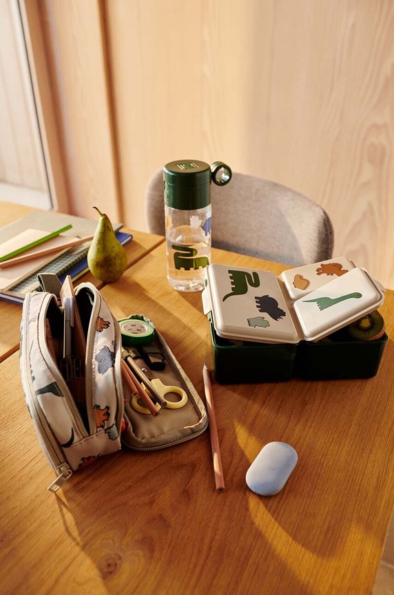 Chłopiec Liewood lunchbox dziecięcy Driss Lunchbox LW19266 zielony