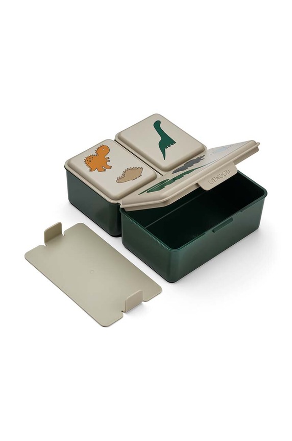 Liewood lunchbox dziecięcy Driss Lunchbox LW19266 zielony SS25