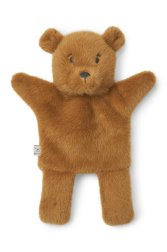 Bábka Liewood Honor Bear Hand Puppet Pre bábätká hnedá LW19426