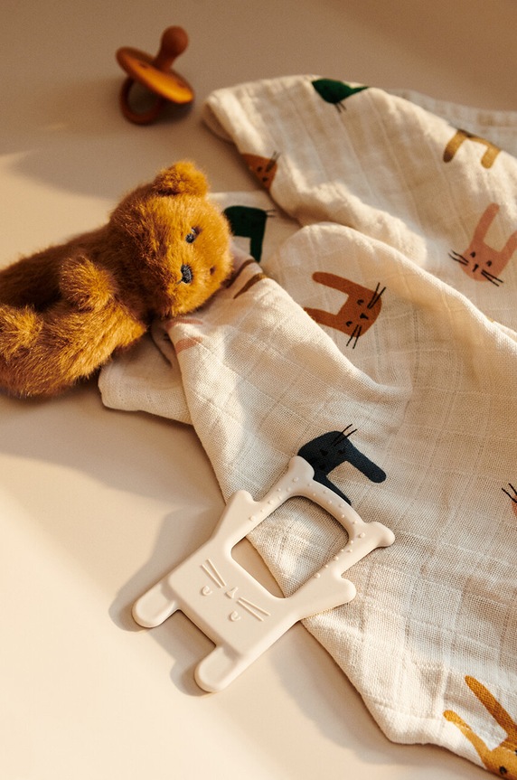 Detská plyšová hračka Liewood Binnie Bear Small Teddy hnedá LW19535