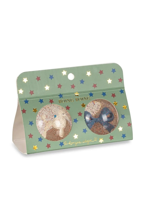 Μπάλες από καουτσούκ Konges Sløjd BOUNCING BALL SETS 2-pack KS101903 μπλε AW24