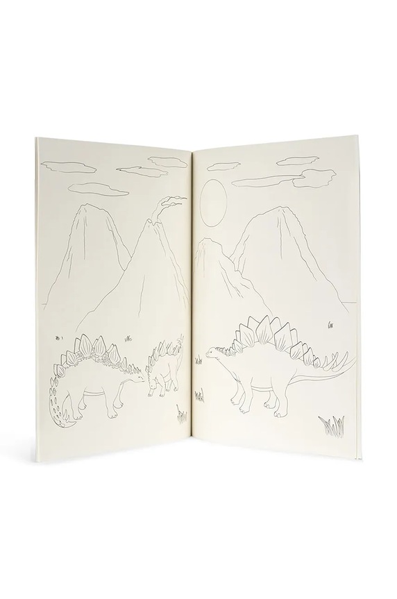 Книжка за оцветяване Konges Sløjd COLORING BOOK AND CRAYONS KS101936 зелен AW24