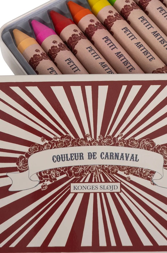 Κοριτσίστικα Κηρομπογιές Konges Sløjd CRAYONS BEES WAX 10 PCS 10-pack KS101939 μπεζ