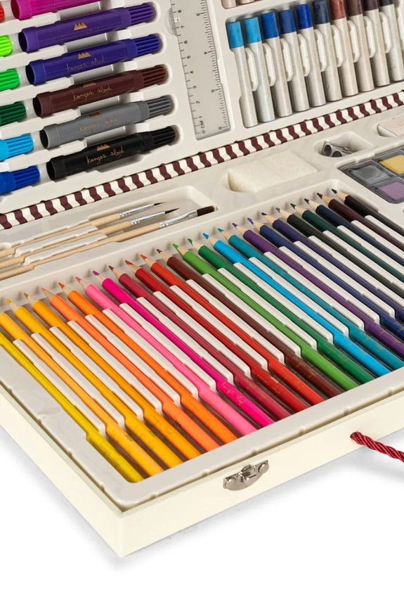 Set pribora za crtanje Konges Sløjd MY CREATIVE SET KS102063 bež