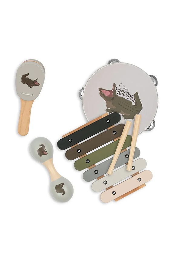 Σετ μουσικών οργάνων Konges Sløjd WOODEN MUSIC SETS FSC KS102148 πράσινο AW24