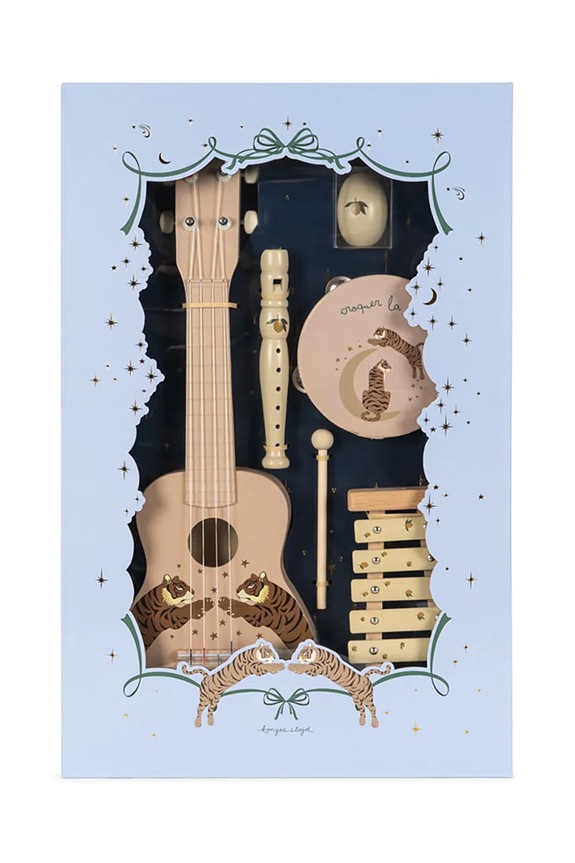 Sada hudebních nástrojů Konges Sløjd ALL I WISH FOR - MUSIC FSC modrá KS102171