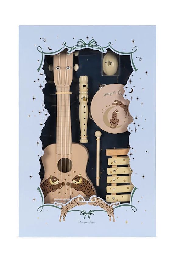 Sada hudebních nástrojů Konges Sløjd ALL I WISH FOR - MUSIC FSC modrá KS102171