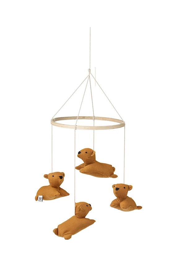 Дитяча карусель до ліжечка Liewood Molle Bear Baby Mobile коричневий LW18315