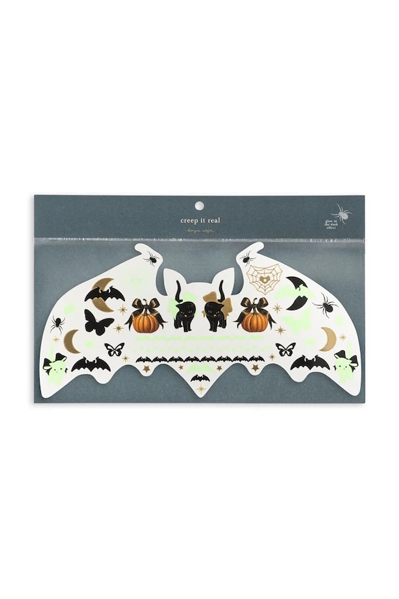 Dětská tetování Konges Sløjd HALLOWEEN TATTOOS černá KS102196
