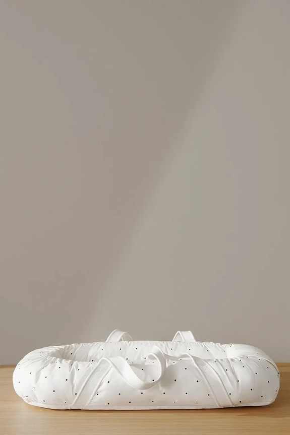 Liewood kokon niemowlęcy Gro Printed Babylift beżowy LW12378