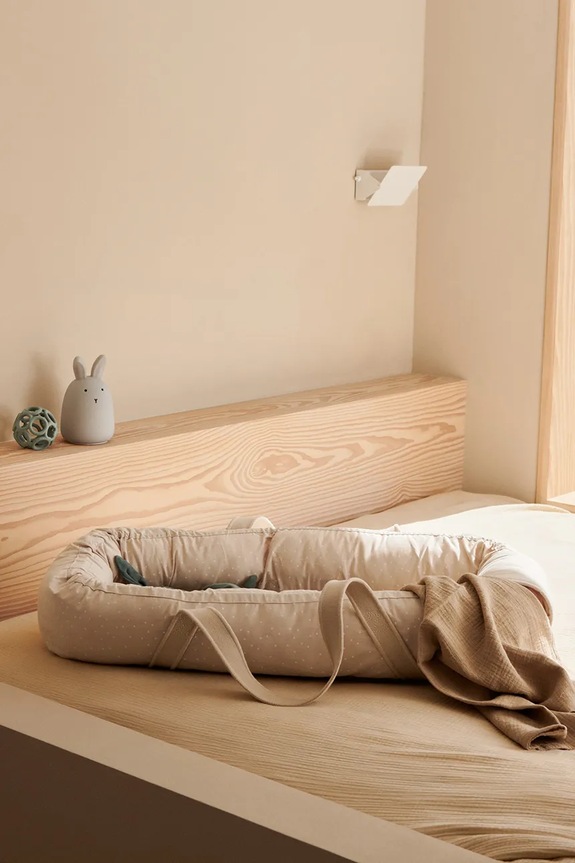 Liewood kokon niemowlęcy Gro Printed Babylift Produkt niemowlęcy beżowy LW12378