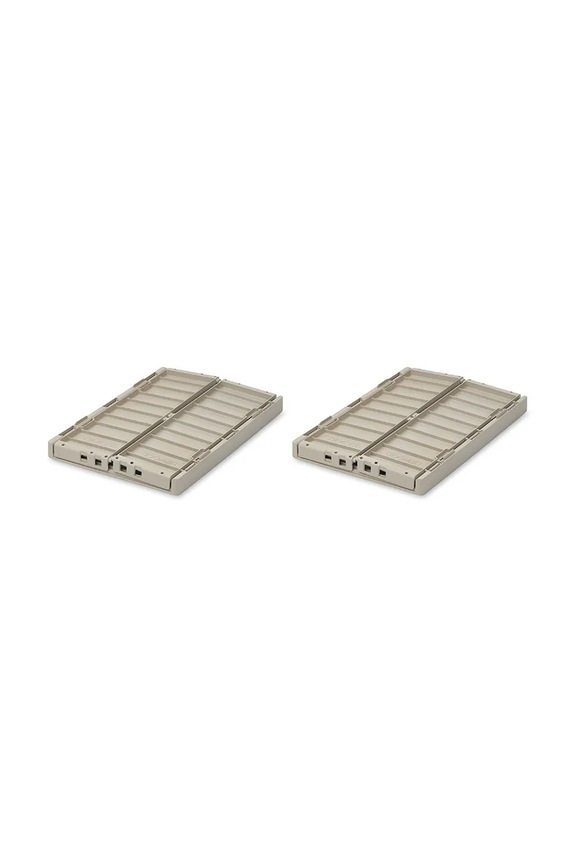 Liewood pudełko do przechowywania Weston Storage Box M 2-pack 2-pack LW14677 szary AW24