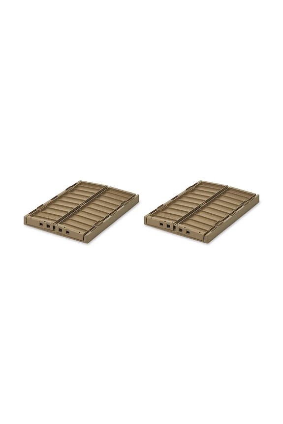 Κουτί αποθήκευσης Liewood Weston Storage Box M 2-pack 2-pack LW14677 καφέ AW24