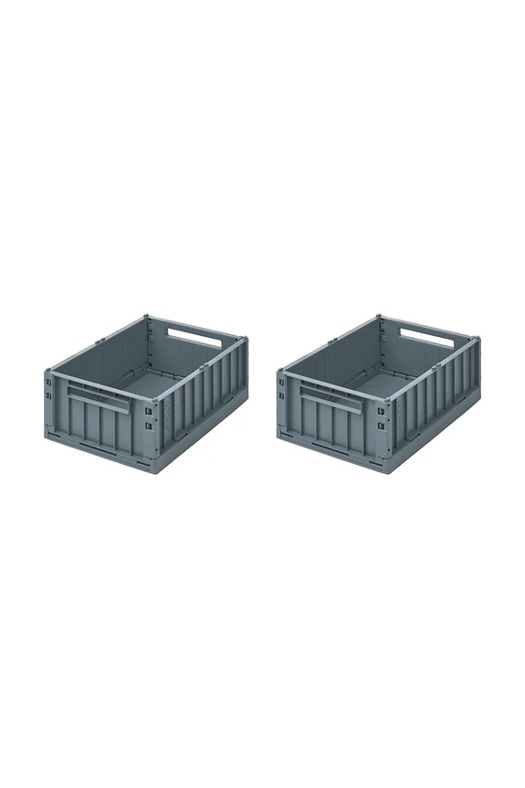 Úložný box Liewood Weston Storage Box M 2-pack 2-pak modrá LW14677