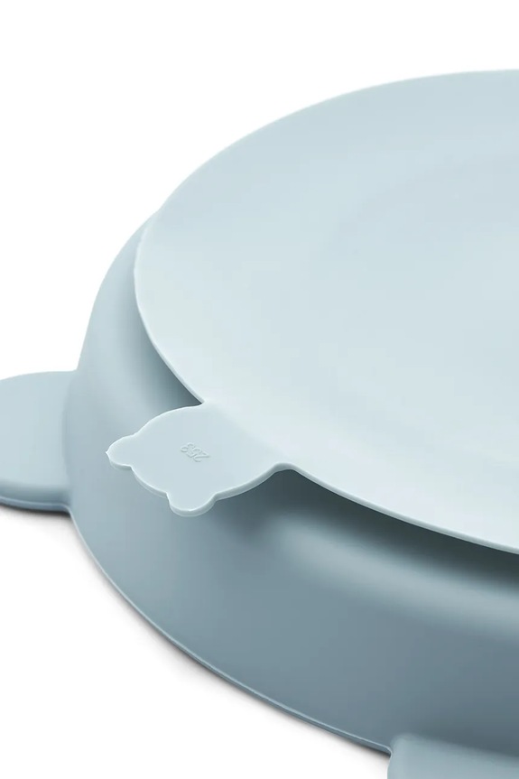 Set tanjura Liewood Stacy Divider Suction Plate 2-Pack 2-pack LW15122 plava AA00