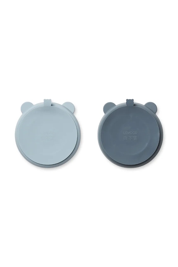 Set tanjura Liewood Stacy Divider Suction Plate 2-Pack 2-pack plava LW15122