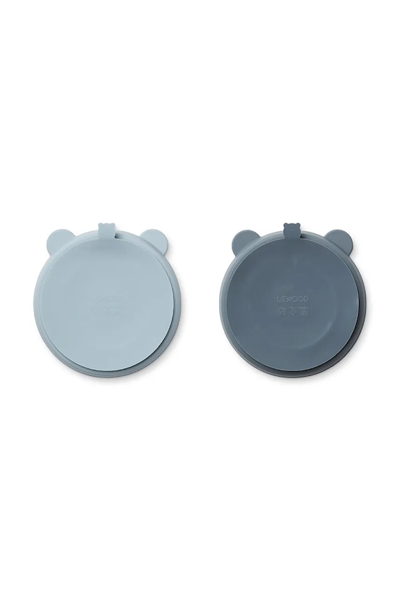 Set tanjura Liewood Stacy Divider Suction Plate 2-Pack 2-pack plava LW15122