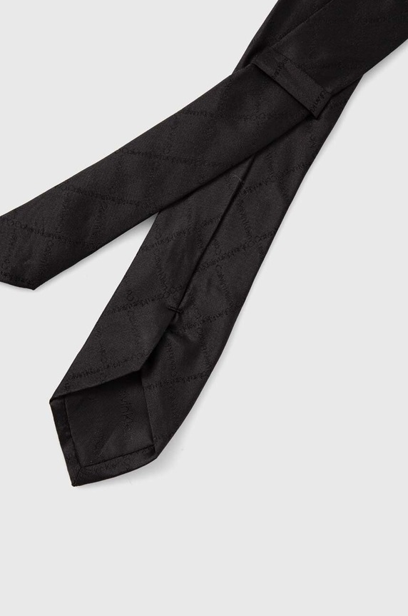 Μεταξωτή γραβάτα Calvin Klein K10K113145 μαύρο AW24