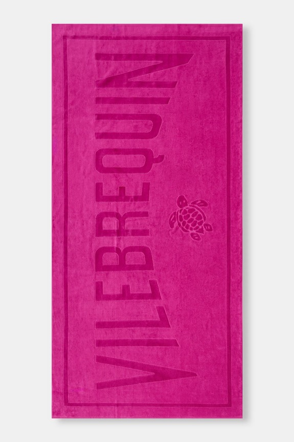 Vilebrequin asciugamano da spiaggia in cotone SAND rosa SANC1200