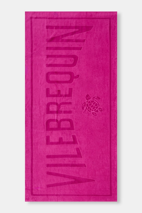Vilebrequin asciugamano da spiaggia in cotone SAND rosa SANC1200