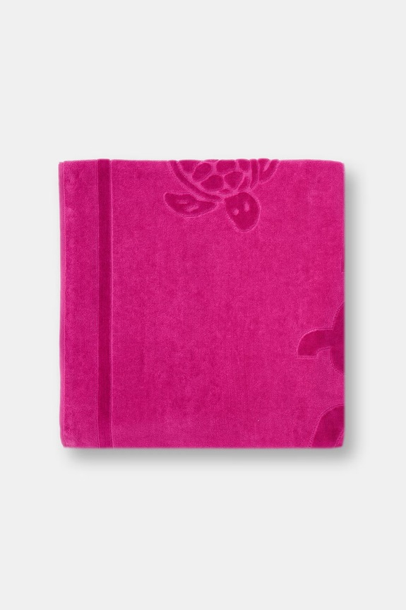 Vilebrequin asciugamano da spiaggia in cotone SAND SANC1200 rosa AA00