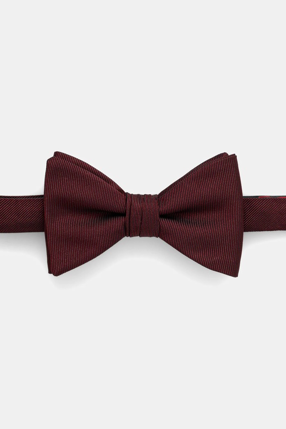 HUGO papillon in lana Bow tie dressy granata 50520667