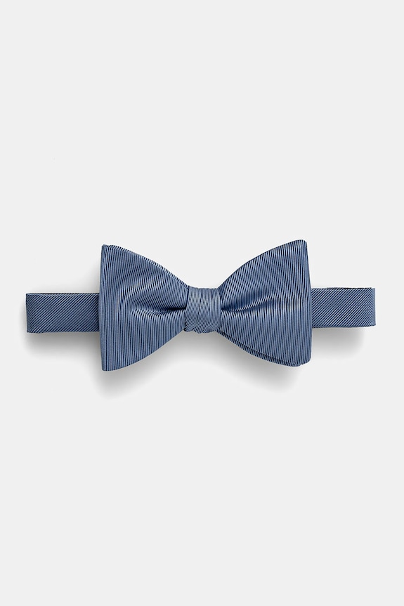 Hodvábny motýlik HUGO Bow tie dressy modrá 50520667