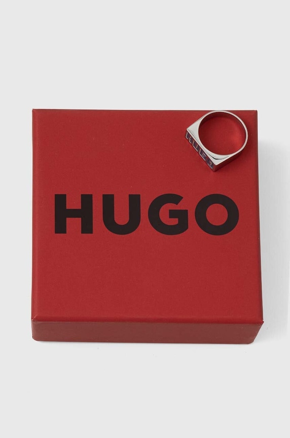 Prstýnek HUGO 50519369 stříbrná AW24