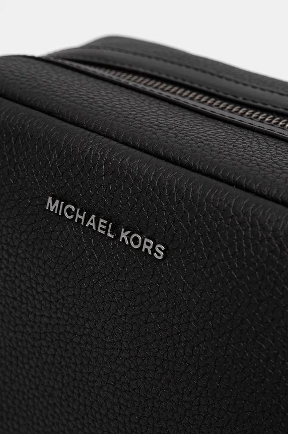 Kožená kosmetická taška Michael Kors černá 33F4LHDV1L