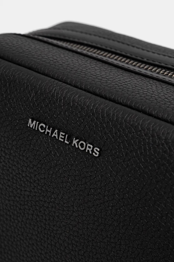 Kožená kosmetická taška Michael Kors černá 33F4LHDV1L