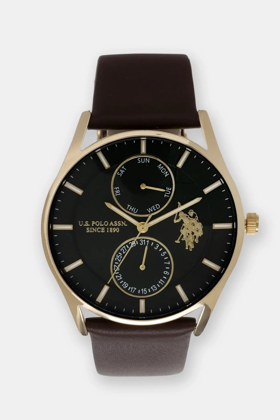 U.S. Polo Assn. zegarek HENRY brązowy USP4904GR