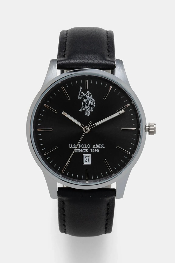 Ρολόι U.S. Polo Assn. OWEN μαύρο USP4940ST