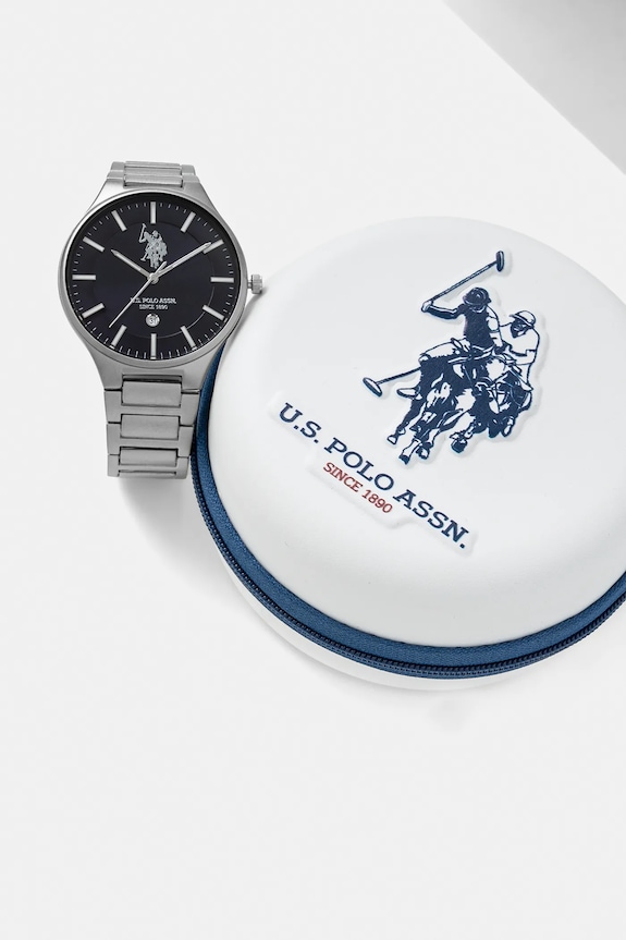 Ρολόι U.S. Polo Assn. JORDAN USP7181BL ασημί AW24