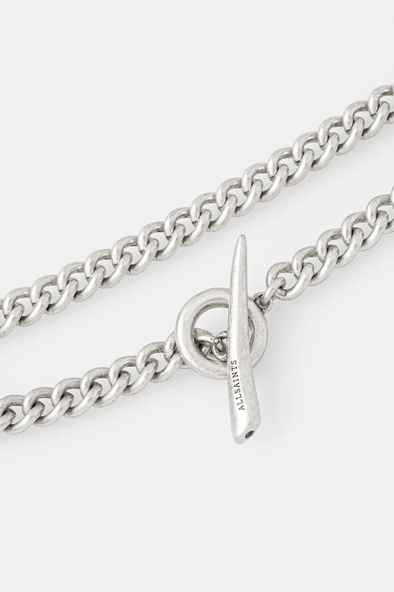 AllSaints karperec 37501872SLV041 ezüst AA00