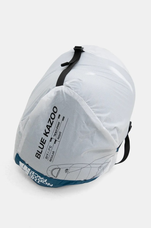 The North Face śpiwór puchowy Blue Kazoo Regular NF0A52DY33F1 niebieski