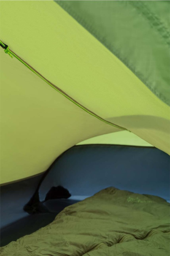 Akcesoria Jack Wolfskin namiot 1-osobowy Gossamer 3008101 zielony