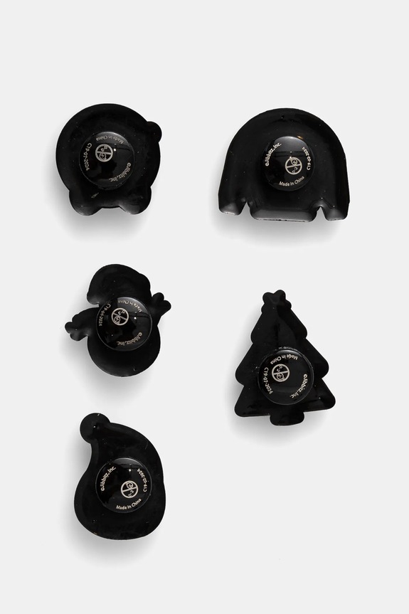 Akcesoria Crocs przypinki do obuwia Tis the Season 5-pack 10012235 zielony