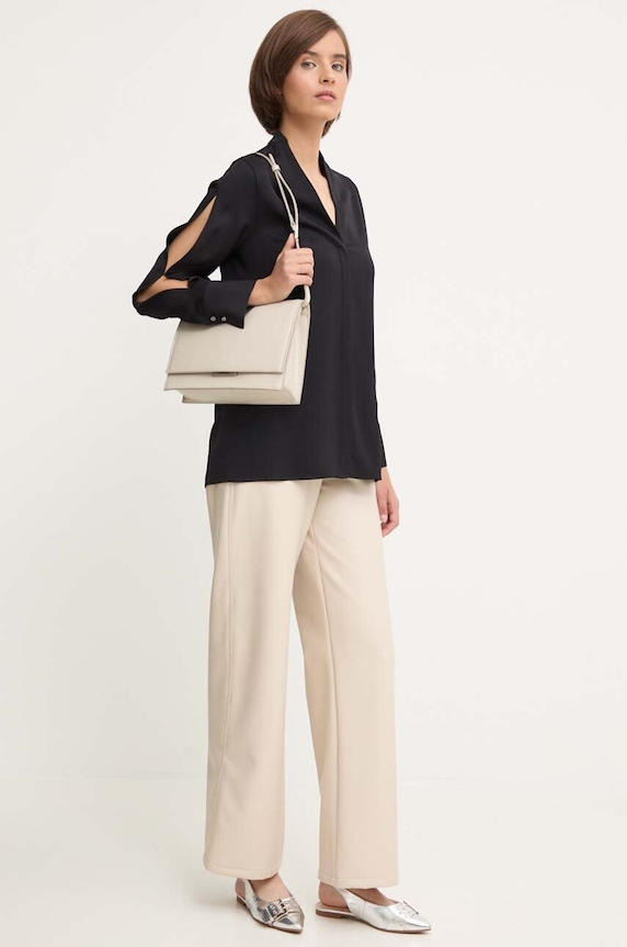 Calvin Klein bluzka K20K207141 czarny AW24