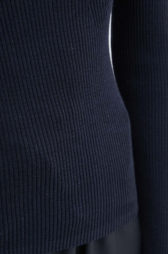 Herskind pulover din amestec de mătase Nova 5266106 bleumarin