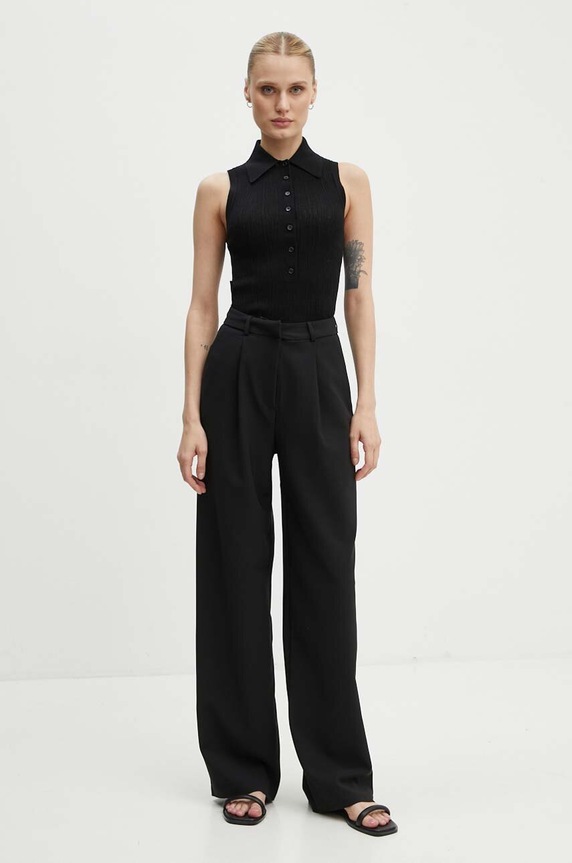 A.L.C. top Oliver 7SWTP00578 negru AW24