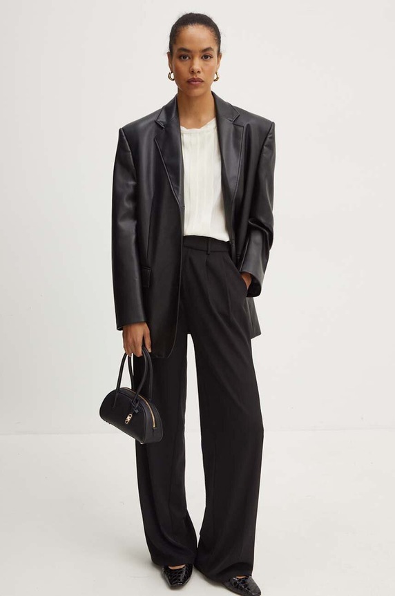 BOSS bluzka jedwabna 50521253 beżowy AW24