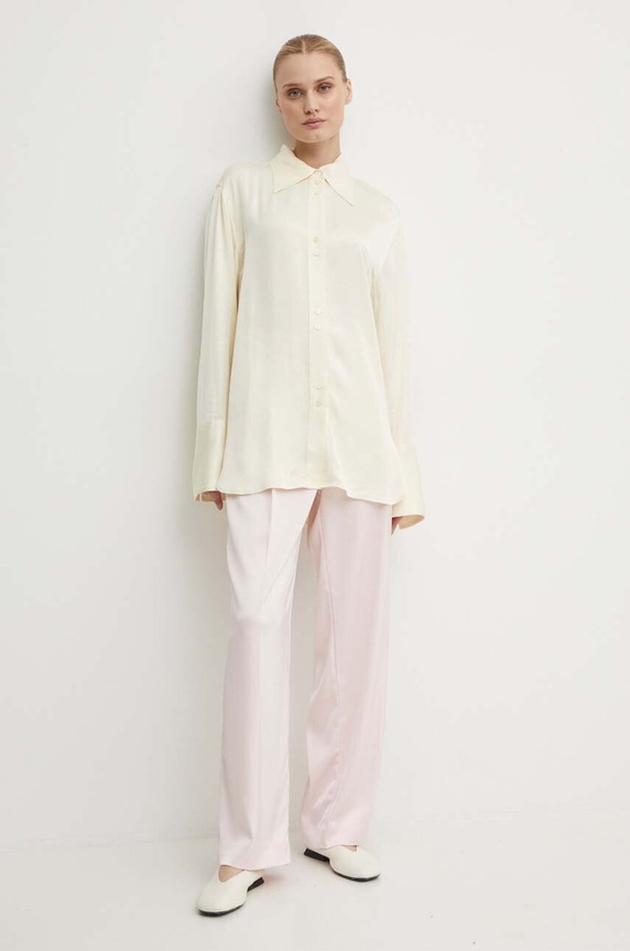 Košulja Day Birger et Mikkelsen Felix - Fluid Viscose RD DAY65243240 bež AW24